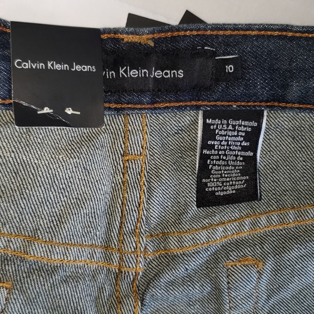 Calvin Klein Jeans NEW Side Slit Shorts Women's 10 - Picture 15 of 16